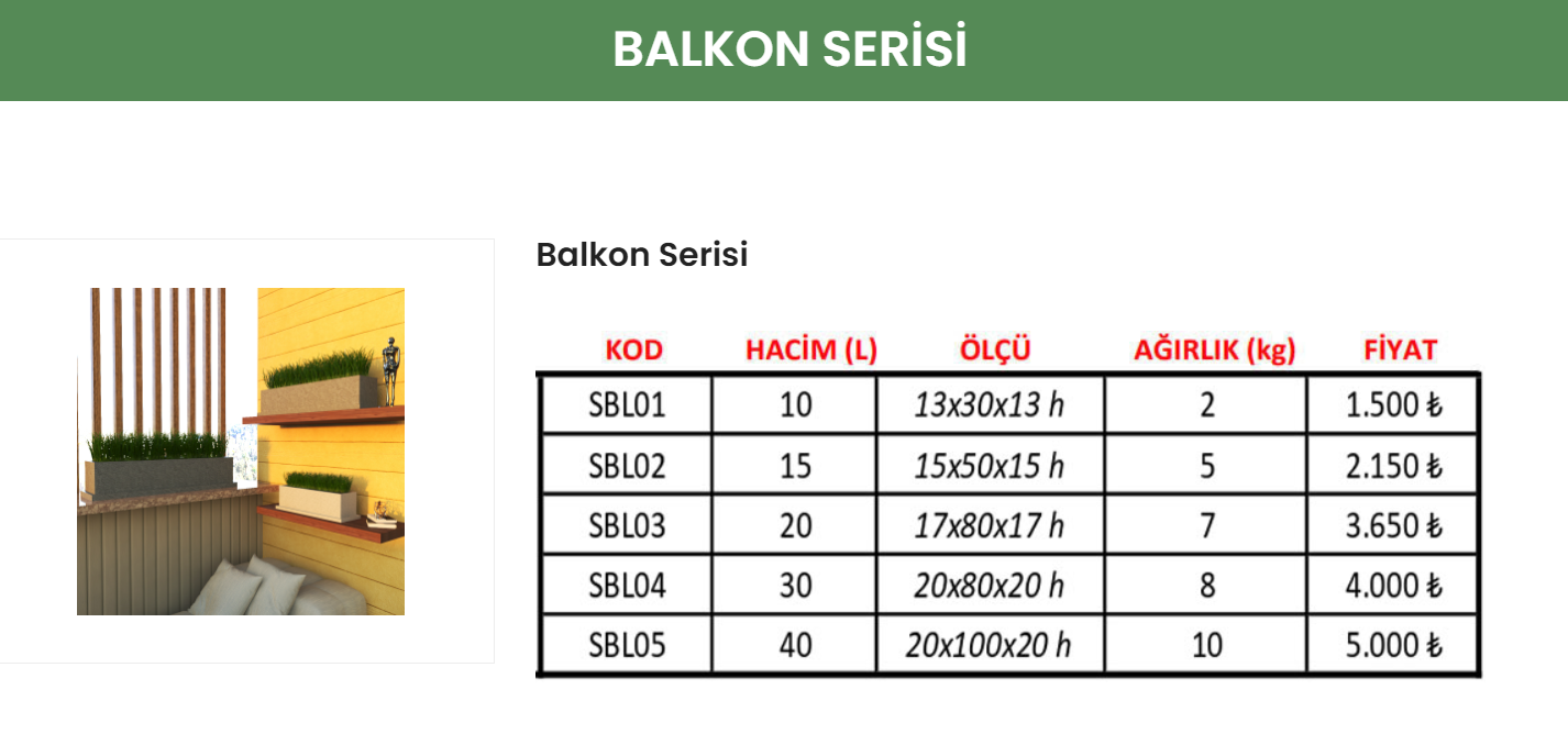 2  BALKON SERİSİ